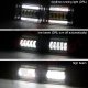 Chevy C10 Pickup 1981-1987 Black DRL LED Headlights Conversion Low and High Beams