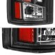 Chevy 3500 Pickup 1988-1998 Black Tube LED Tail Lights