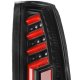 Chevy Tahoe 1995-1999 Black Red Tube LED Tail Lights