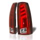 Chevy Tahoe 1995-1999 Tube LED Tail Lights Red