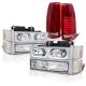 GMC Suburban 1994-1999 LED DRL Headlights and LED Tail Lights