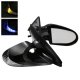 Toyota Corolla 2003-2005 Side Mirrors Black Powered LED