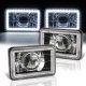 Oldsmobile Custom Cruiser 1985-1990 Black SMD LED Sealed Beam Projector Headlight Conversion