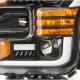 Ford F150 2015-2017 Glossy Black Projector Headlights LED DRL Dynamic Signal Activation