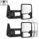 Chevy Avalanche 2003-2006 Chrome Towing Mirrors Smoked LED DRL Power Heated