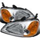 Honda Civic 2001-2003 Chrome Custom Headlights