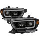 Toyota Tacoma SR 2016-2023 Black LED DRL Projector Headlights Dynamic Signal