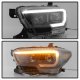 Toyota Tacoma SR 2016-2023 Black LED DRL Projector Headlights Dynamic Signal