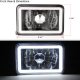 Dodge Dakota 1987-1990 Black Halo Tube Sealed Beam Headlight Conversion