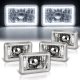 Dodge Mini Ram Van 1984-1986 LED Halo Sealed Beam Headlight Conversion Low and High Beams