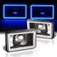 Chevy Blazer 1995-1997 Blue Halo Tube Black Sealed Beam Headlight Conversion