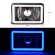 Chevy C10 Pickup 1981-1987 Blue Halo Tube Black Sealed Beam Headlight Conversion