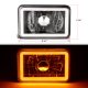 Chrysler New Yorker 1988-1990 Amber Halo Tube Black Sealed Beam Headlight Conversion Low and High Beams
