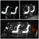 Lincoln Mark LT 2006-2008 Smoked LED DRL Projector Headlights