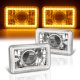 Toyota Land Cruiser 1988-1990 Amber LED Halo Sealed Beam Projector Headlight Conversion