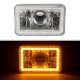 Chevy Cavalier 1984-1987 Amber LED Halo Sealed Beam Projector Headlight Conversion