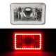 Chevy Blazer 1995-1997 Red LED Halo Sealed Beam Projector Headlight Conversion