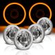 Buick Riviera 1963-1974 Amber Halo Tube Sealed Beam Projector Headlight Conversion