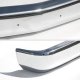 Chevy Suburban 1992-1993 Chrome Front Bumper License Bracket Holes