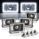 Plymouth Caravelle 1985-1988 LED Halo Black LED Headlights Conversion Kit Low and High Beams