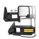 Chevy Blazer Full Size 1992-1994 Chrome Power Towing Mirrors Smoked LED Running Lights