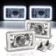 Chevy Camaro 1982-1992 White LED Halo LED Projector Headlights Conversion Kit