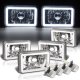 Chevy Blazer 1981-1988 Halo Tube LED Headlights Conversion Kit Low and High Beams