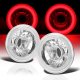 Jeep Scrambler 1981-1985 Red Halo Tube Sealed Beam Projector Headlight Conversion