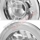 GMC Suburban 1973-1980 Red Halo Tube Sealed Beam Projector Headlight Conversion