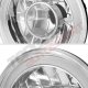 Plymouth Gran Fury 1976-1977 Red Halo Tube Sealed Beam Projector Headlight Conversion
