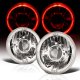 Mitsubishi Montero 1987-1991 Sealed Beam Projector Headlight Conversion Red Halo