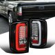 GMC Sierra 2500HD 2015-2018 Black LED Tail Lights