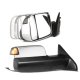 Dodge Ram 2500 2010-2018 Chrome Power Folding Towing Mirrors Smoked LED Signal Heated