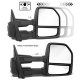 Ford F250 Super Duty 2017-2022 Glossy Black Power Heated Towing Mirrors LED Lights
