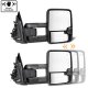 GMC Sierra 3500 2001-2002 Power Folding Towing Mirrors Smoked LED DRL