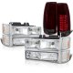 Chevy Silverado 1994-1998 Headlights Tinted LED Tail Lights