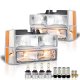 Chevy Blazer Full Size 1992-1993 Headlights LED Bulbs Complete Kit