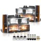 Chevy 1500 Pickup 1988-1993 Black Headlights LED Bulbs Complete Kit