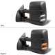 Ford F350 Super Duty 2008-2016 Towing Mirrors Smoked Switchback LED DRL Signal Lights