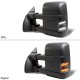 Ford F550 Super Duty 2008-2016 Towing Mirrors Smoked Switchback LED DRL Signal Lights