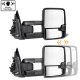 Toyota Tundra 2014-2021 Chrome Tow Mirrors Smoked Switchback LED DRL Sequential Signal