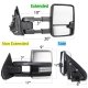 Chevy Silverado 3500HD 2015-2019 Chrome Tow Mirrors Switchback LED DRL Sequential Signal