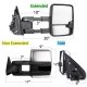 GMC Sierra 1500HD 2001-2002 Chrome Tow Mirrors Smoked Switchback LED DRL Sequential Signal