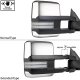 Chevy Silverado 2500HD 2001-2002 Chrome Tow Mirrors Switchback LED DRL Sequential Signal