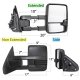 Toyota Tundra 2007-2021 Power Folding Tow Mirrors Smoked LED DRL