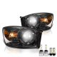 Dodge Ram 3500 2006-2009 Smoked LED Headlight Bulbs Set Complete Kit