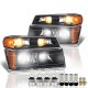 Chevy Colorado 2004-2012 Black LED Headlight Bulbs Set Complete Kit