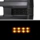 Ford F350 Super Duty 2008-2016 Tow Mirrors Smoked LED Lights Power Heated