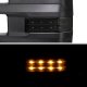 Ford F450 Super Duty 2008-2016 Tow Mirrors Smoked LED Lights Power Heated