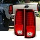 GMC Sierra 2003-2006 Red and Clear LED Tail Lights